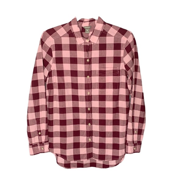 Eddie Bauer Everyday Plaid Shirt Size Small - Picture 1 of 7